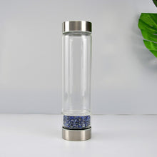 Load image into Gallery viewer, šTraci K Beauty Gem Water Bottle- Spiritual Healing Water Bottle Crystal Quartz Energy Stone Gravel Spa Health Sport Healing Cup Portable Large Capacity Drink