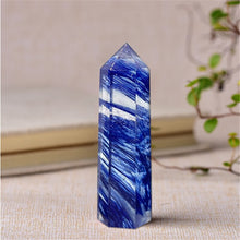 Load image into Gallery viewer, Natural Crystal Point Energy Column Obelisk Hand Polished Very Beautiful Gemstone Specimens Minerals DIY Gift Home Decoration