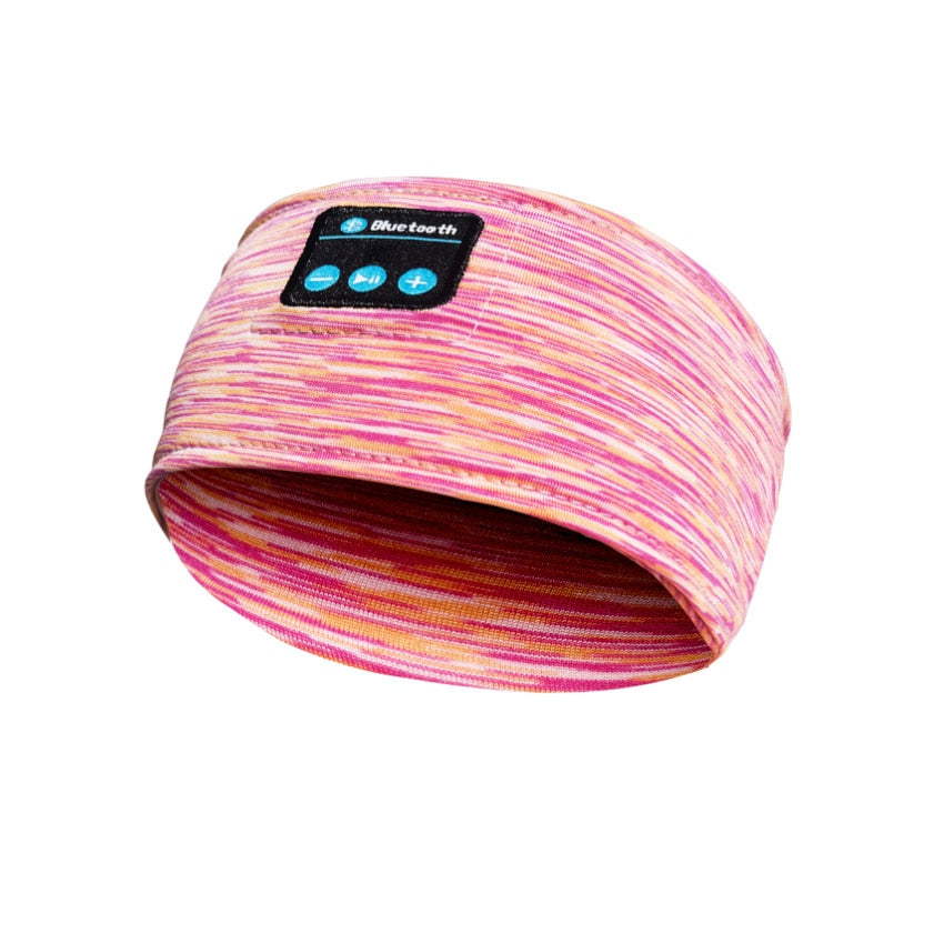 Hot Bluetooth Sleeping Headphones Sport Music Player Headband Thin Soft Elastic Comfortable Wireless Music Headset Eye Mask