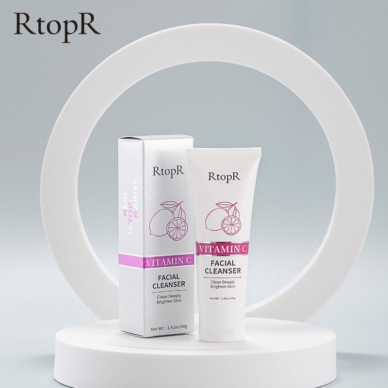 RtopR by Traci K Beauty Vitamin C Facial cleanser Clean Deeply Acne Oil control Pore shrinkage firming skin care Facial cleaning
