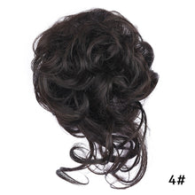 Load image into Gallery viewer, Traci K Beauty Chignon Hair Extension Curly Fake Hair Bun Short Messy Hair Bun Donuts Elastic Drawstring Ponytail Women
