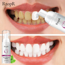 Load image into Gallery viewer, RtopR by Traci K Beauty Teeth Cleansing Whitening Mousse Removes Stains Teeth Whitening Oral Hygiene Mousse Toothpaste Whitening and Staining 60ml