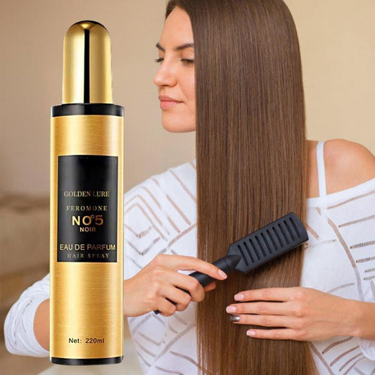 UNISEX Golden Lure by Traci K Fragrances Pheromone Hair Spray 220ml Hair Essential Oil Spray Repair Damage Hair Spray Nourish Thick Roots Repair Dry Hair