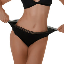 Load image into Gallery viewer, Women Leak Proof Panties Leak Proof Period Soft Cotton Mid-waist Underwear Threaded Seamless Brief Solid Color Underpants