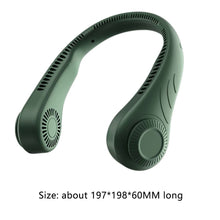 Load image into Gallery viewer, New Portable Hanging Neck Fan Bladeless Fan 3 Speed Adjustable Wearable Neckband Mute Fans USB Rechargeable Neck-mounted Cooler