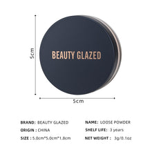 Load image into Gallery viewer, Traci K BEAUTY GLAZED Face Loose Powder Mineral 2 Colors Waterproof Matte Setting Oil-control Professional Women’s Cosmetics Makeup