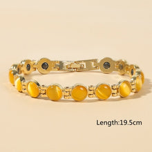 Load image into Gallery viewer, Hot BEST SELLER Trendy Magnetic Therapy Jewelry Slimming /Healing Bangle Menopause Magnetic Therapy Bracelet Healthcare