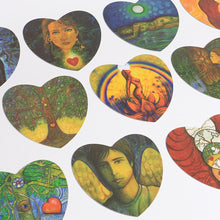 Load image into Gallery viewer, 45Pcs/pack Love Oracle Cards For Home Heart-Shaped Fortune Telling Cards Tarot Deck Board Games Playing Cards Spiritual Poker
