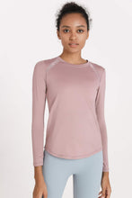Load image into Gallery viewer, Quick-Dye Curved Hem Sports Top