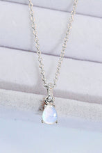 Load image into Gallery viewer, Moonstone Teardrop Pendant Necklace