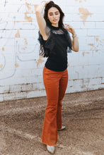 Load image into Gallery viewer, Glitter Spliced Mesh Mock Neck Top