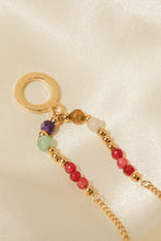 Load image into Gallery viewer, 18K Gold-Plated Hoop Pendant Necklace