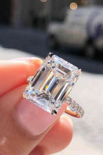 Load image into Gallery viewer, 5 Carat Moissanite Side Stone Ring