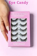 Load image into Gallery viewer, SO PINK BEAUTY Mink Eyelashes 5 Pairs