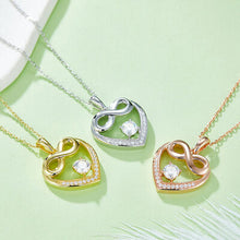 Load image into Gallery viewer, Moissanite 925 Sterling Silver Heart Necklace