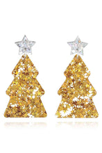 Load image into Gallery viewer, Christmas Tree Acrylic Earrings