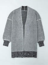 Load image into Gallery viewer, Heathered Open Front Longline Cardigan