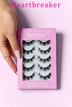 Load image into Gallery viewer, SO PINK BEAUTY Mink Eyelashes 5 Pairs