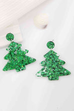 Load image into Gallery viewer, Christmas Tree Acrylic Earrings