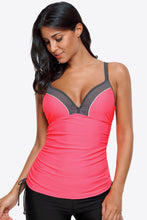 Load image into Gallery viewer, Contrast Sweetheart Neck Swim Cami