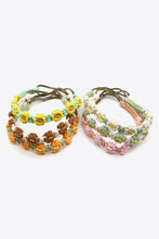 Load image into Gallery viewer, Assorted 2-Pack In My Circle Daisy Macrame Headband