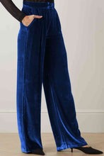 Load image into Gallery viewer, Double Take Loose Fit High Waist Long Pants with Pockets