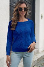 Load image into Gallery viewer, Cable-Knit Long Sleeve Sweater