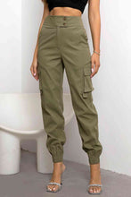 Load image into Gallery viewer, High Waist Cargo Pants