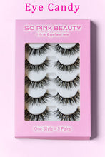 Load image into Gallery viewer, SO PINK BEAUTY Mink Eyelashes 5 Pairs