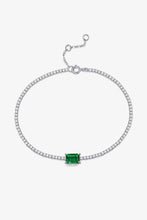 Load image into Gallery viewer, Adored 1 Carat Lab-Grown Emerald Bracelet