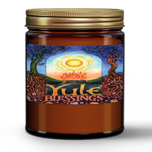 Load image into Gallery viewer, Yule Blessings Ritual Candle ( Zen Collection)