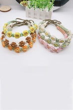 Load image into Gallery viewer, Assorted 2-Pack In My Circle Daisy Macrame Headband