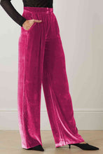 Load image into Gallery viewer, Double Take Loose Fit High Waist Long Pants with Pockets