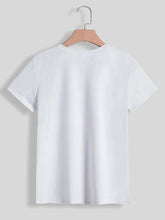 Load image into Gallery viewer, Graphic Round Neck Short Sleeve T-Shirt