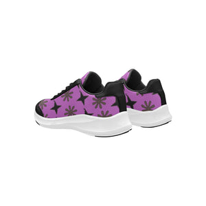 Traci K Luxury Designer Purple Athletic Shoes Women's Mudguard Running Shoes (Model 10092)