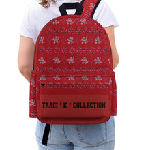 Load image into Gallery viewer, Traci K Varsity Half printed backpack Designer One of  Kind
