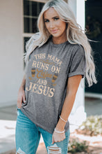 Load image into Gallery viewer, Slogan Graphic Round Neck Tee
