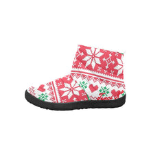 Load image into Gallery viewer, Traci K Designer HeartFlake Boots Women&#39;s Cotton-Padded Shoes (Model 19291)

