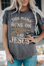 Load image into Gallery viewer, Slogan Graphic Round Neck Tee
