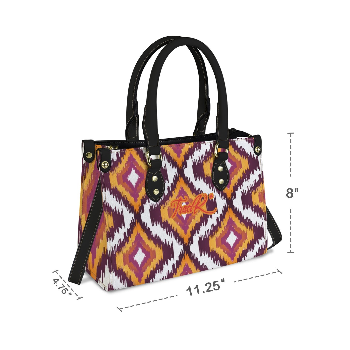 Traci K Designer Western Motif PU Leather Hand Bag PU Leather Handbag-Small (Model 1747)