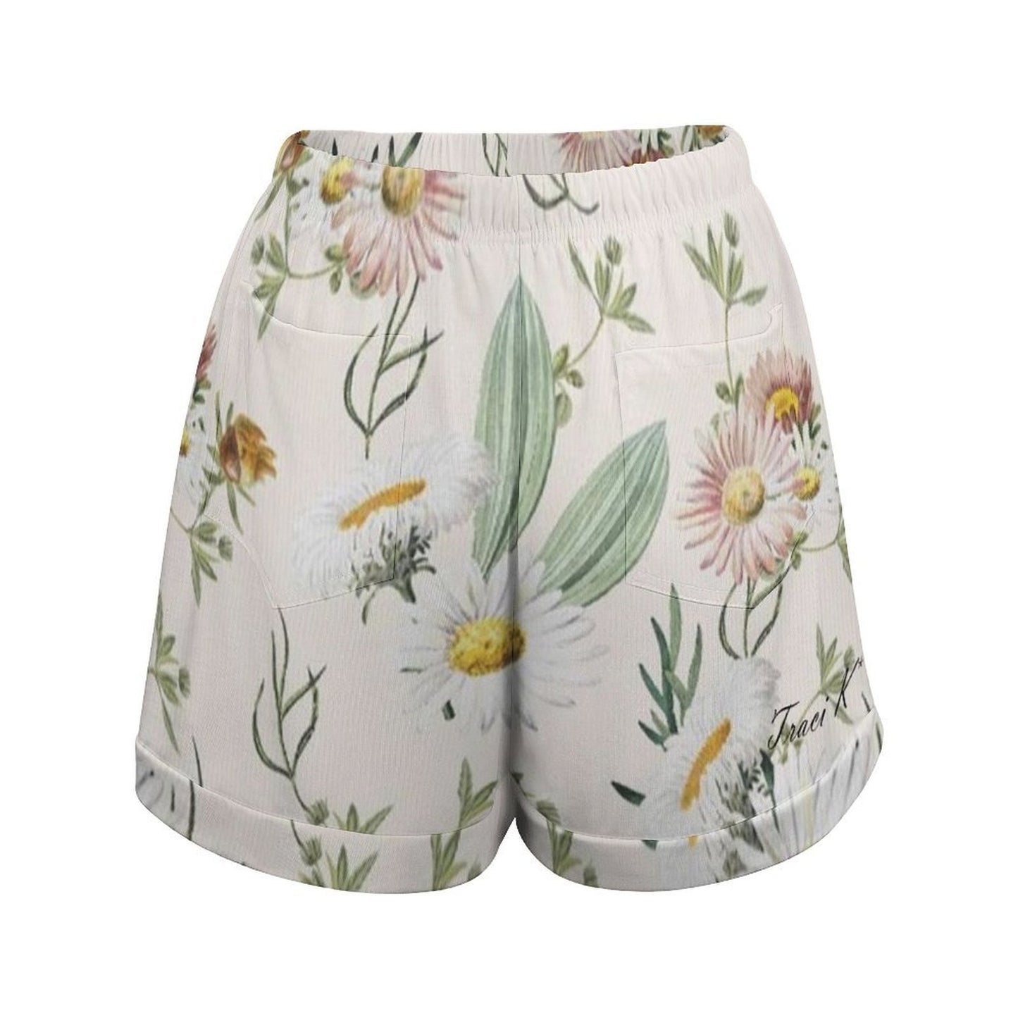 Traci K Designer Summer Shorts Women's High-Waisted Loose Shorts
