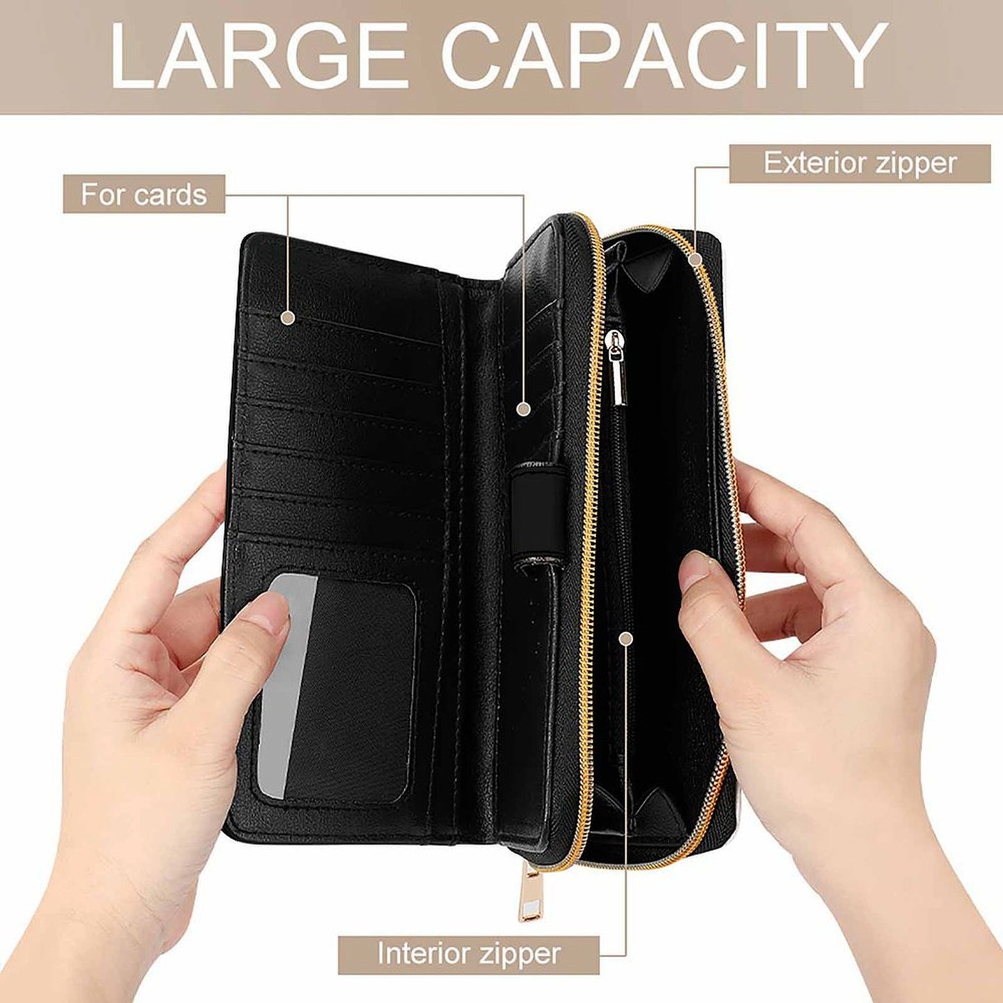 Traci K* Signatured Designer Leather Wallet Leather Wallet