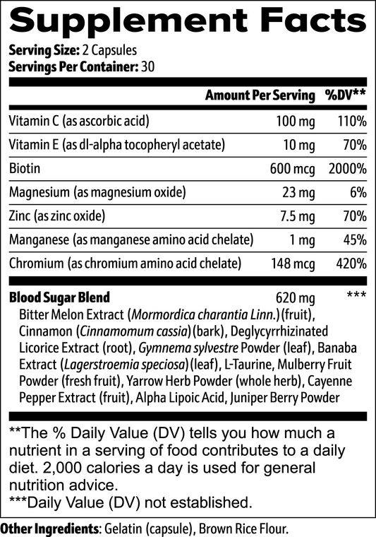 SELF by Traci K Beauty Normal Blood Sugar Support