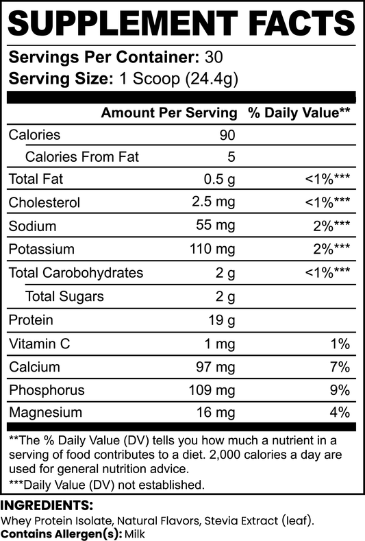 SELF Wellness -Whey Protein Isolate (Vanilla)