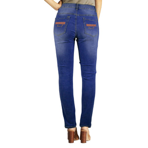 Traci K Luxury Designer Jeans Women's Jeans (Front&Back Printing)
