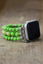 Load image into Gallery viewer, Synthetic Imperial Jasper Beaded Watchband Bracelet
