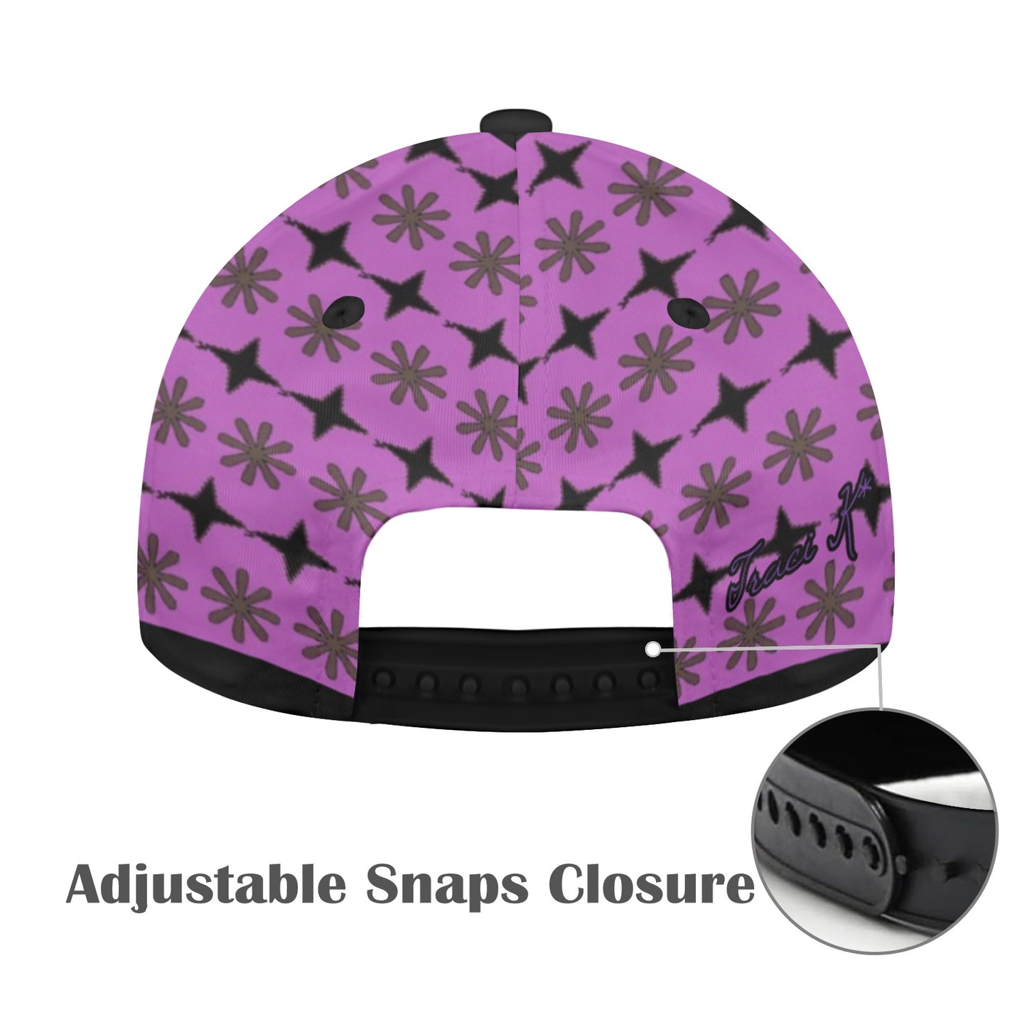 Traci K Luxury Designer Purple Signatured Ball  Cap