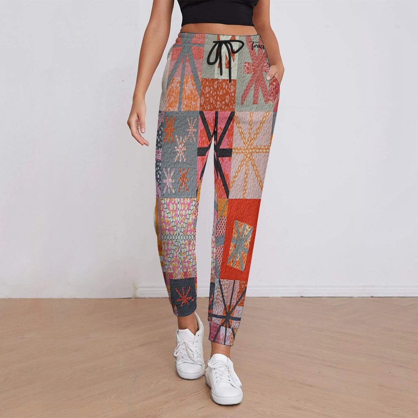 Traci K Atsterisk Jogger Pants Women's All Over Print Sweatpants