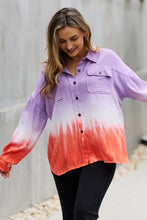 Load image into Gallery viewer, White Birch Relaxed Fit Tie-Dye Button Down Top
