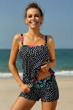 Load image into Gallery viewer, Printed Tied Tankini Set
